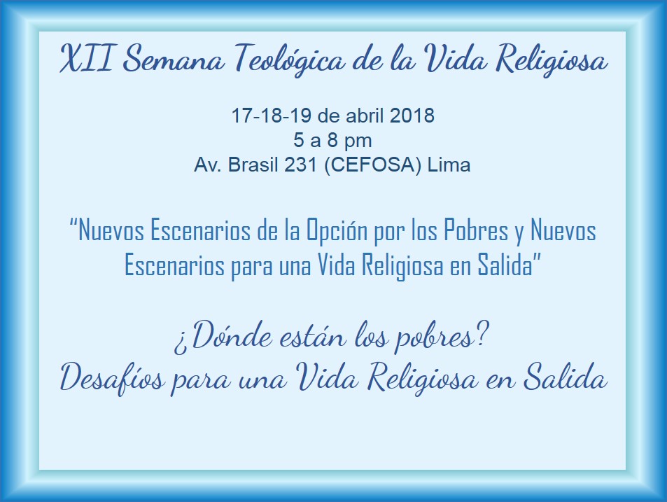 XII Semana Teológica de la vida religiosa